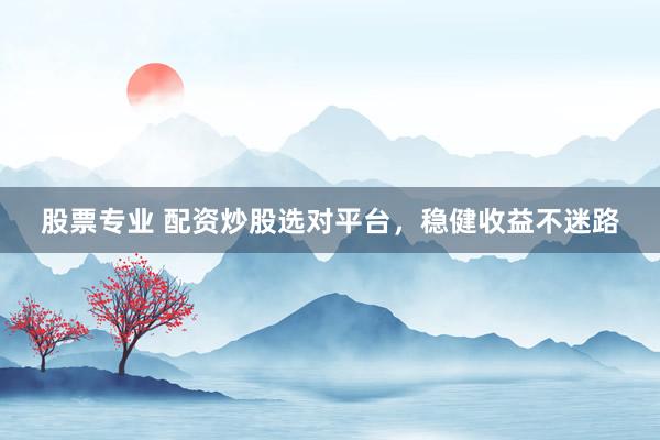 股票专业 配资炒股选对平台，稳健收益不迷路